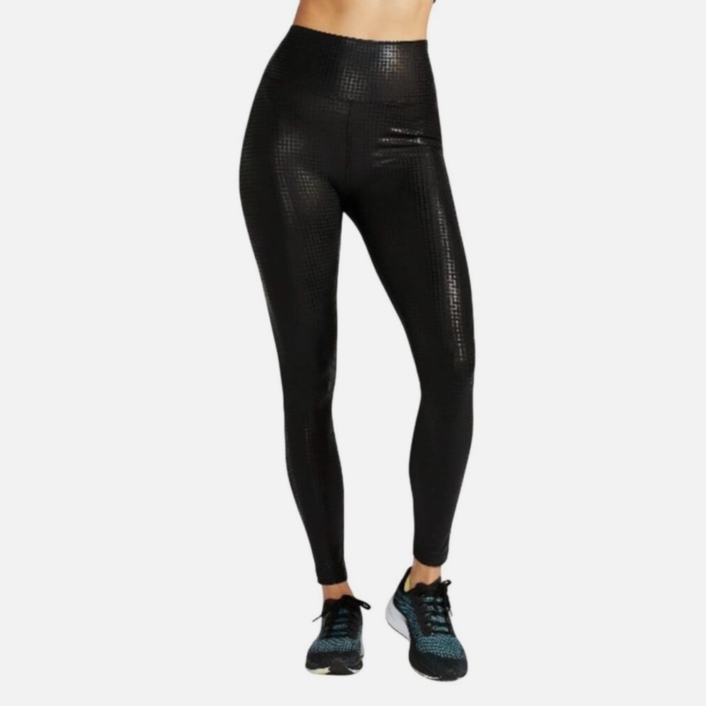 Peloton Show Up Digital Foil Legging | Black